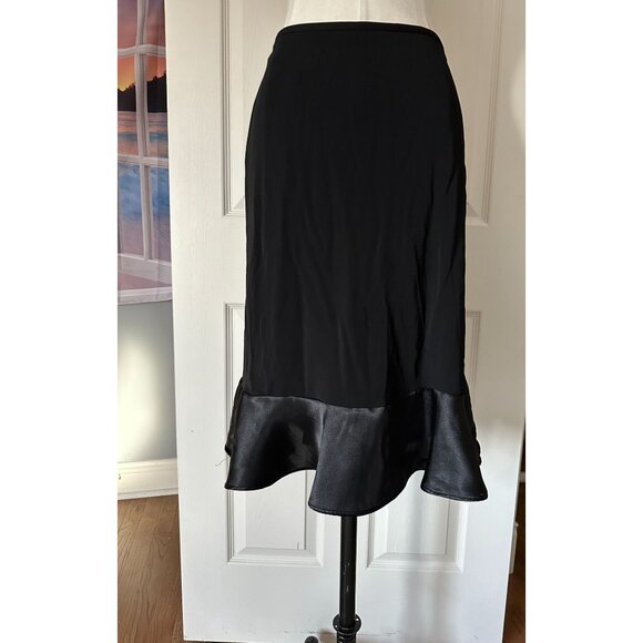 Context brand T-Matte JSY Essentia Skirt satin ruffle hem SMALL - Picture 4 of 4